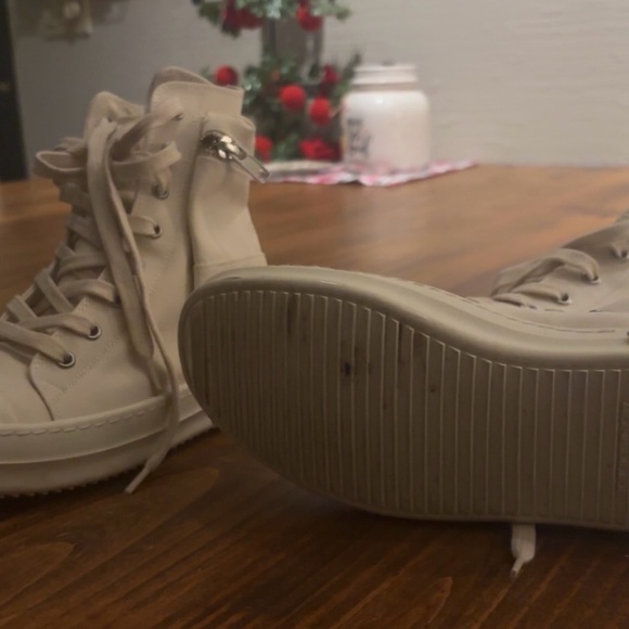 Rick Owen’s Cargo sneak in white size 36 eu( u.s women’s 6) - Picture 2 of 3